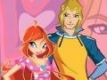 Mchezo Winx Love: Round Puzzle - Happy Valentine`s Day