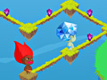 Mchezo Fire Baby Chases Ice Baby