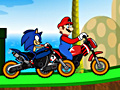 Mchezo Mario Vs Sonic Racing