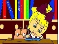 Mchezo Coloring Masha at school