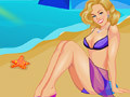 Mchezo Basked on Sunny Beach