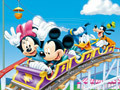 Mchezo Mickey in Rollercoaster - Set the blocks