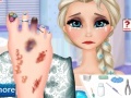 Mchezo Elsa Foot Doctor