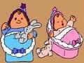 Mchezo Online coloring baby twins