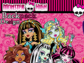 Mchezo Monster High Backpack Design
