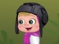 Mchezo Masha and the Bear: Jumping on logs