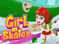 Mchezo Girl on Skates Pizza Mania