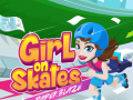Mchezo Girl on Skates Paper Blaze