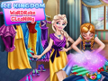 Mchezo Ice Kingdom Wardrobe Cleaning
