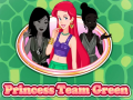 Mchezo Princess Team Green 