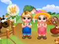 Mchezo Royal Twins Cute Farm 