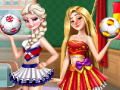 Mchezo Eliza And Chloe Football Rivals 