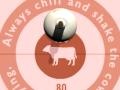 Mchezo Brown cow Curling