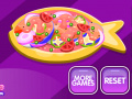 Mchezo Kitty Cooks Fish 