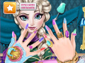 Mchezo Ice Queen Nails Spa 