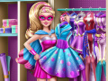 Mchezo Superhero Doll Closet  
