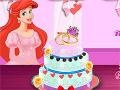 Mchezo Ariel Cooking Wedding Cake