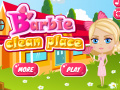 Mchezo Barbie Clean Place