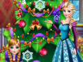 Mchezo Frozen Christmas Tree Design