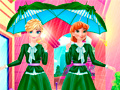 Mchezo Elsa And Anna Paris Shopping