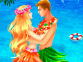 Mchezo Hawaii Beach Kissing