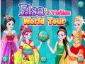 Mchezo Elsa's Fashion World Tour  