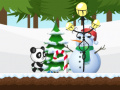 Mchezo Christmas Panda Run