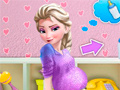 Mchezo Elsa Baby Birth Caring