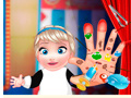 Mchezo Baby Elsa Hand Doctor
