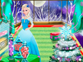 Mchezo Elsa Christmas Room Decoration