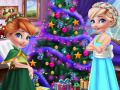 Mchezo Sisters Christmas Room Prep