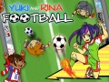 Mchezo Yuki and Rina Football