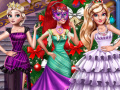 Mchezo Princesses Christmas Preparations