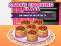 Mchezo Sara’s Cooking Class Spinach Rotolo
