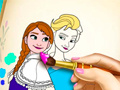 Mchezo Ice Kingdom Coloring Book