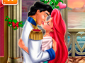 Mchezo Mermaid Princess Mistletoe Kiss
