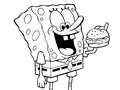 Mchezo Spongebob: coloring for kids