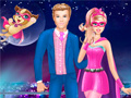 Mchezo Super Barbie's Love Kiss