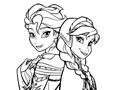 Mchezo Frozen Coloring For Kids