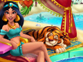 Mchezo Arabian Princess Swimming Pool