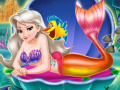 Mchezo Elsa Mermaid Dress Up
