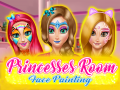 Mchezo Princesses Room Face Painting