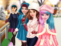 Mchezo Princesses Go Ice Skating