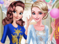 Mchezo Anna And Elsa Arendelle Ball