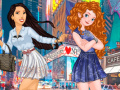 Mchezo Princesses Visit New York