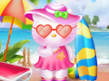 Mchezo Hello Kitty Beach Fun