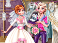 Mchezo Elsa Preparing Anna's Wedding