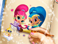 Mchezo Shimmer and Shine Coloring Book