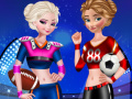 Mchezo Sisters Football Baby