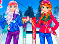 Mchezo Princesses At Ski